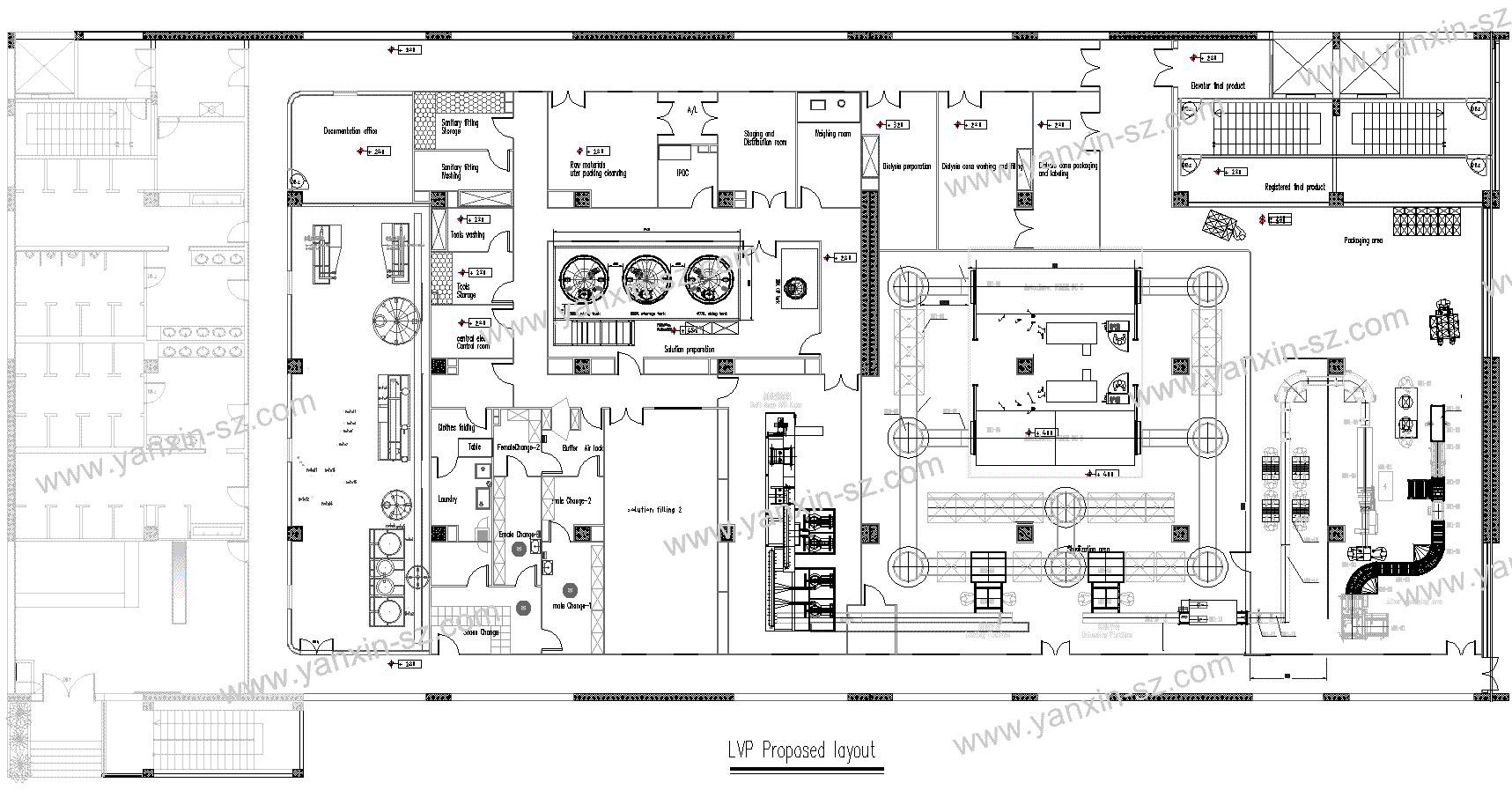 大容量注射劑工藝平面設(shè)計