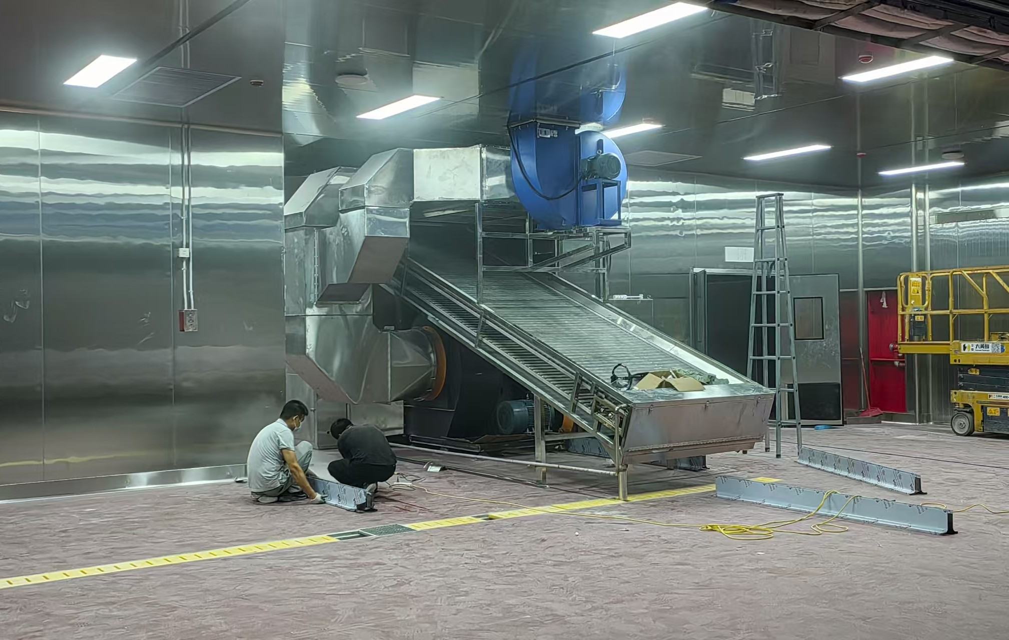 黃山中央廚房凈化車間不銹鋼設(shè)備安裝項目